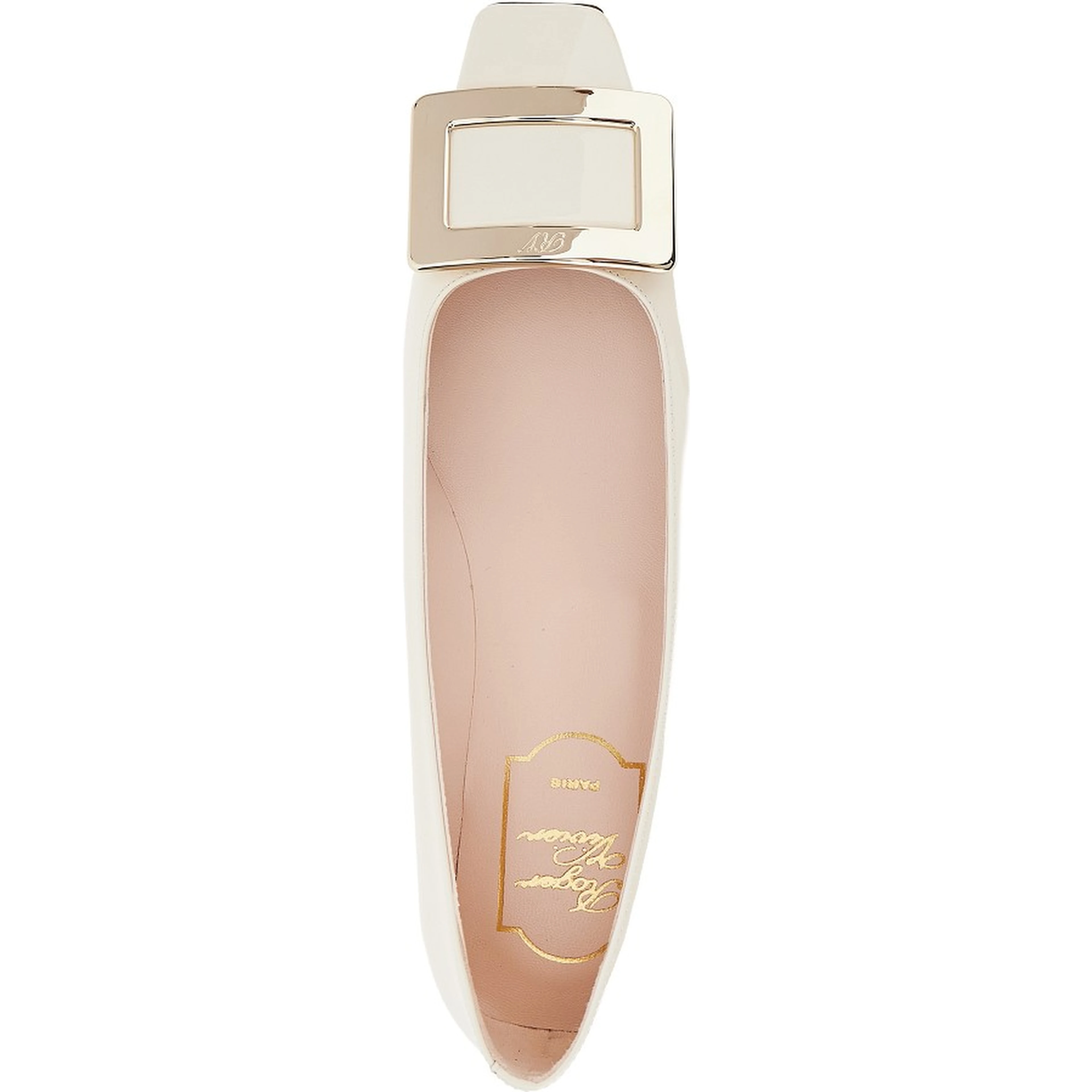 'Belle Vivier' patent leather ballerinas