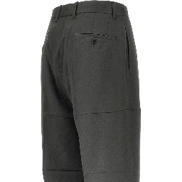 Pressed gabardine pants