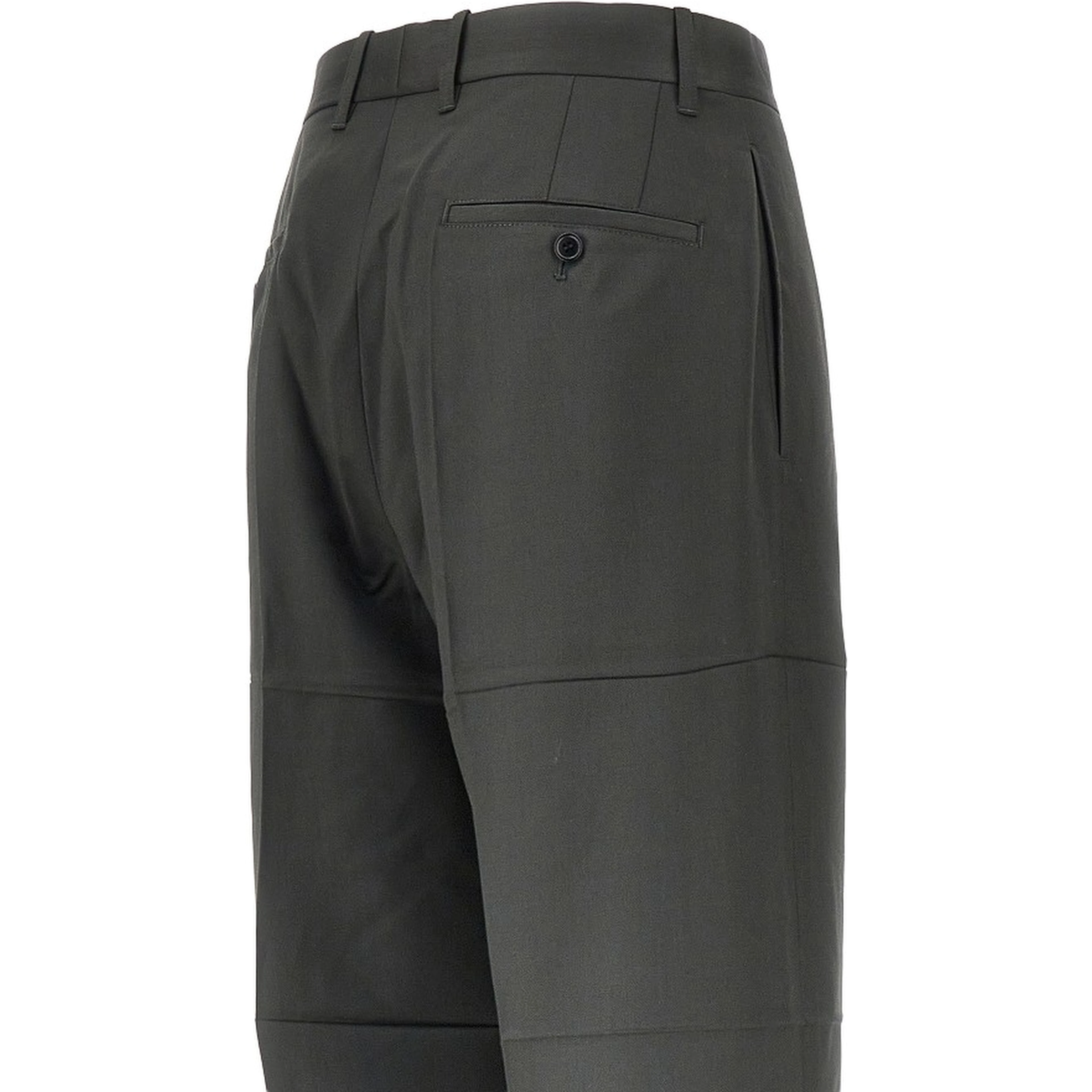 Pressed gabardine pants