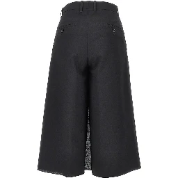 Light wool short-skirt