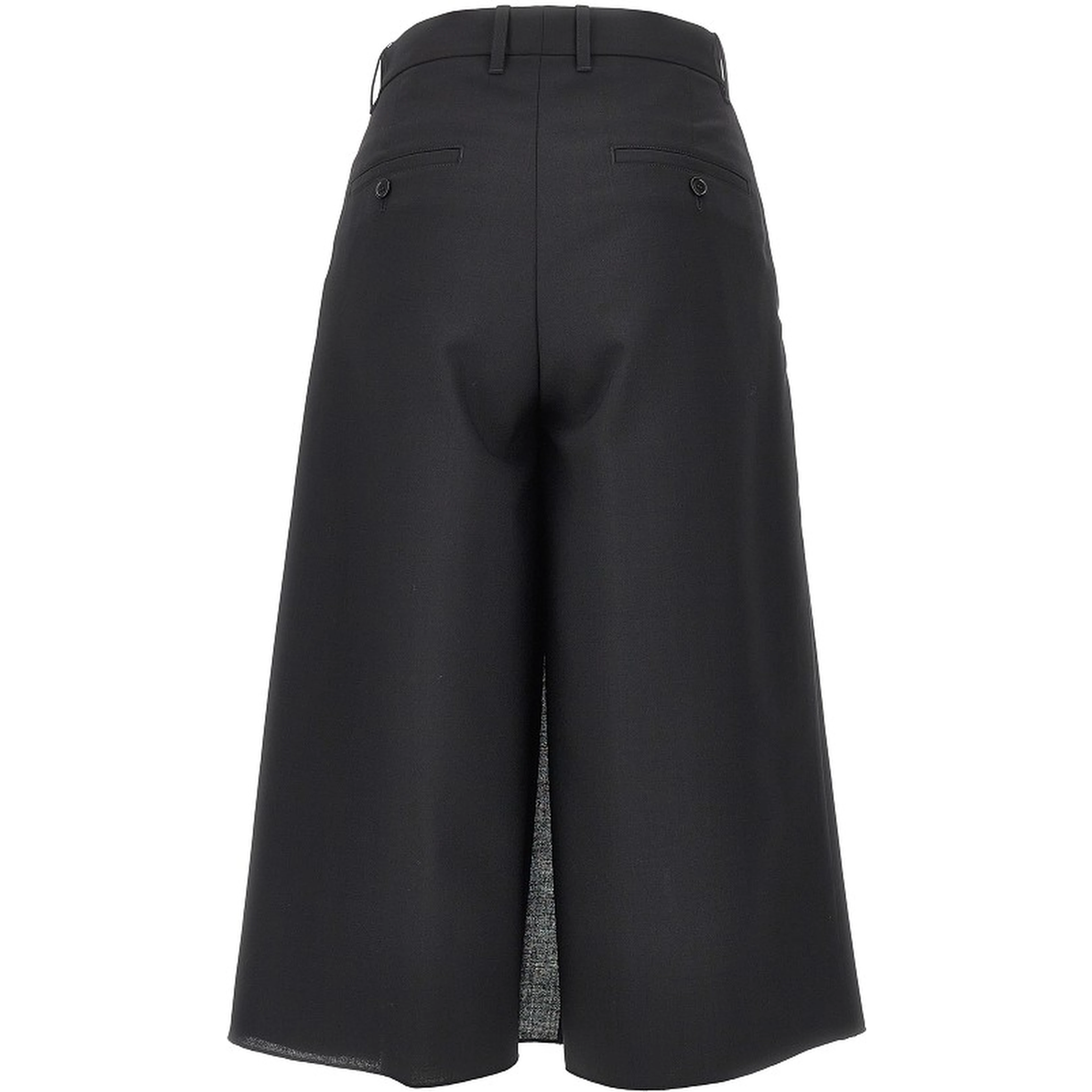 Light wool short-skirt