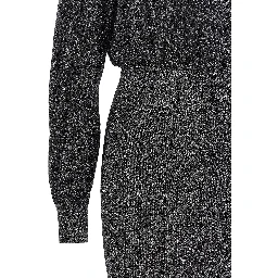 'Aliza' lurex midi dress