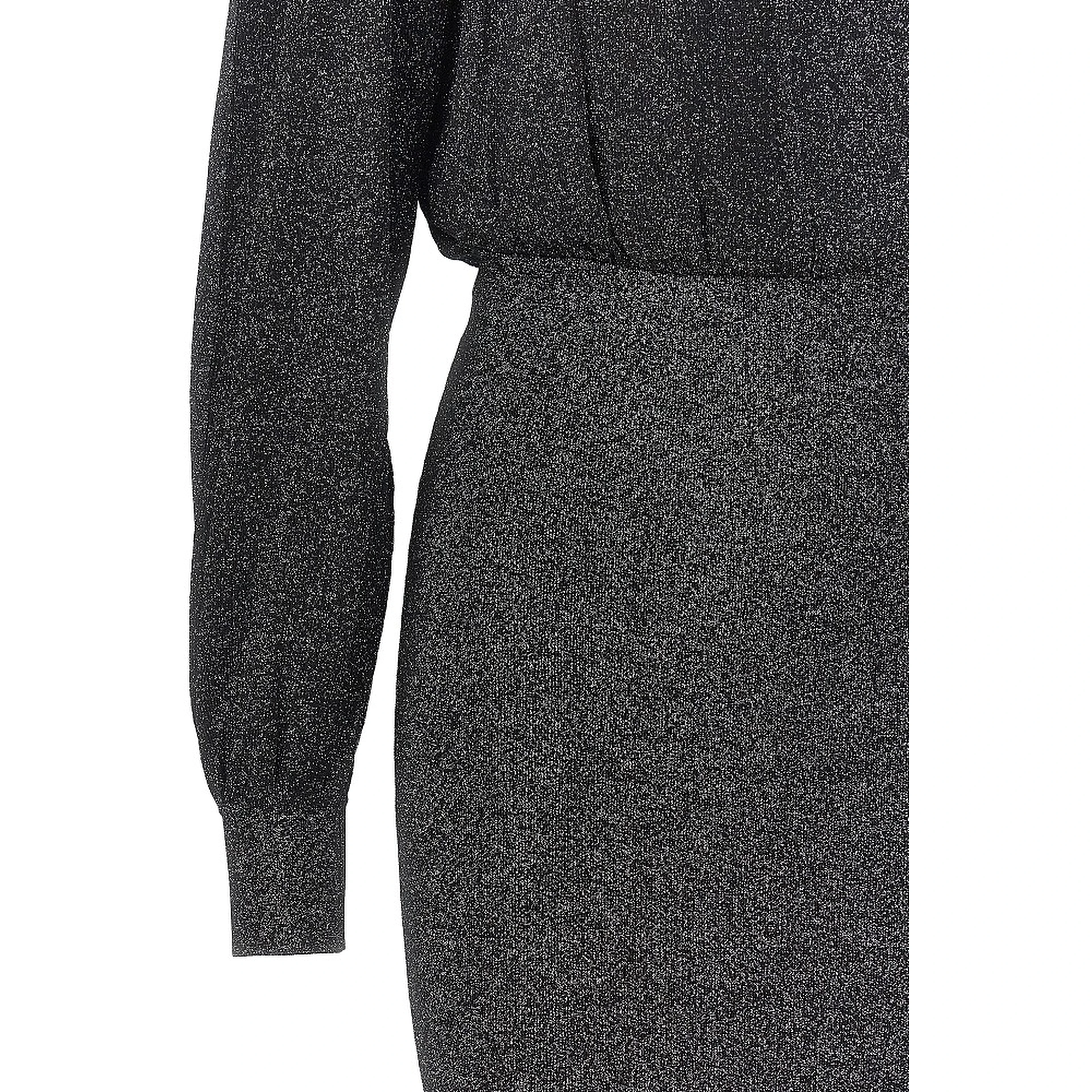 'Aliza' lurex midi dress