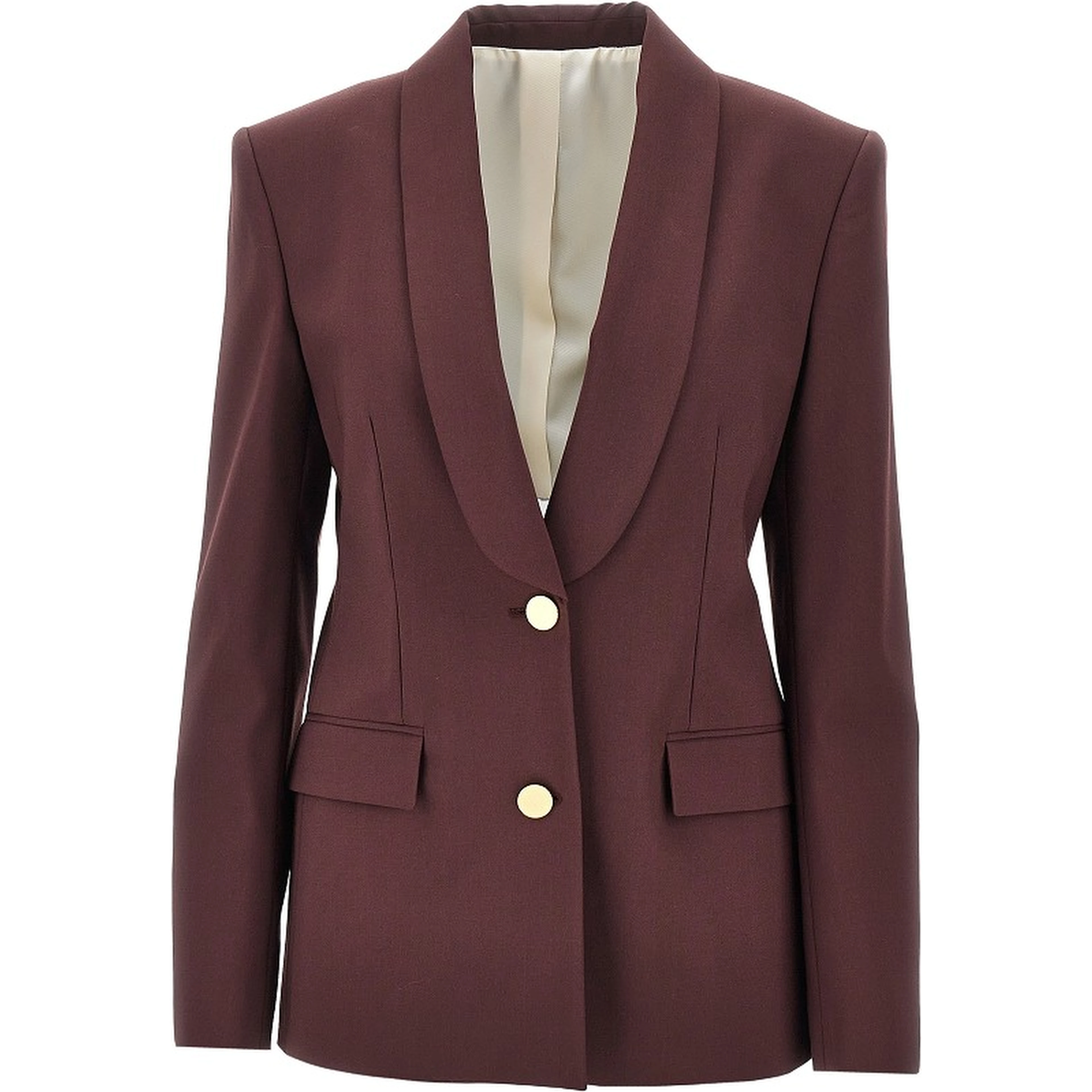 Single-breasted tailored jacket