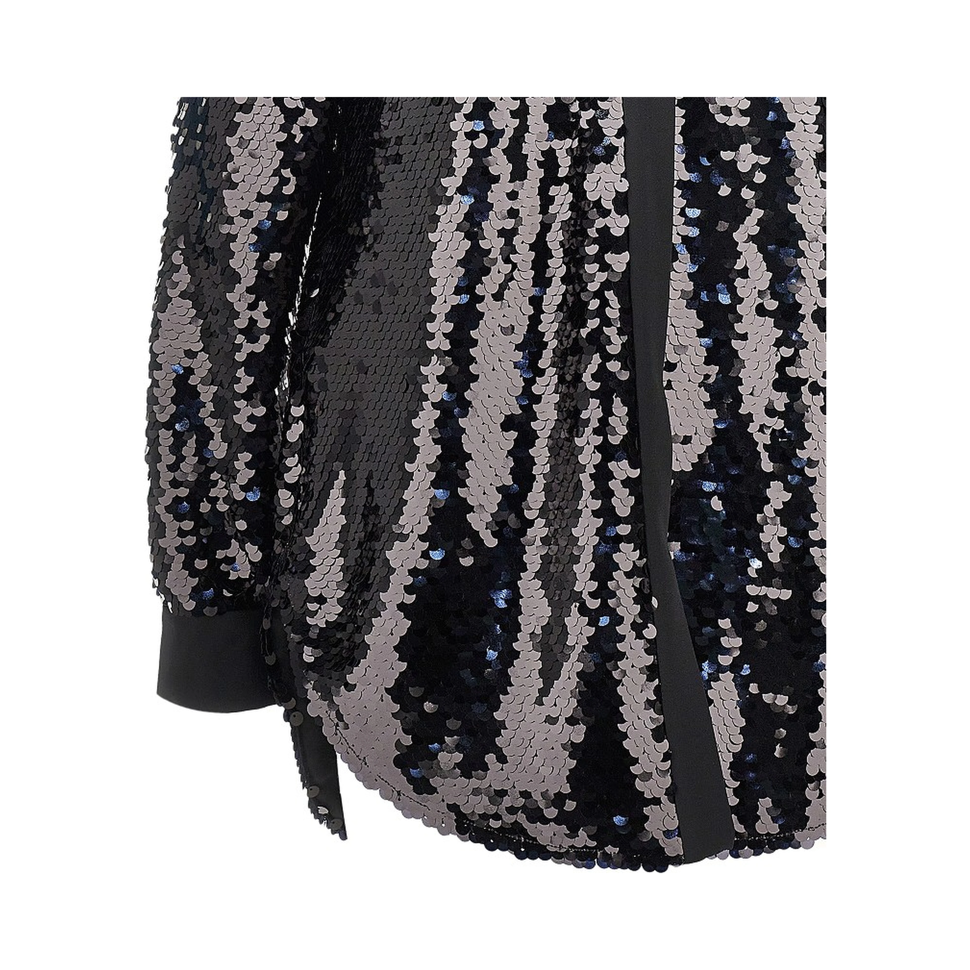 Sequinned oversized shirt