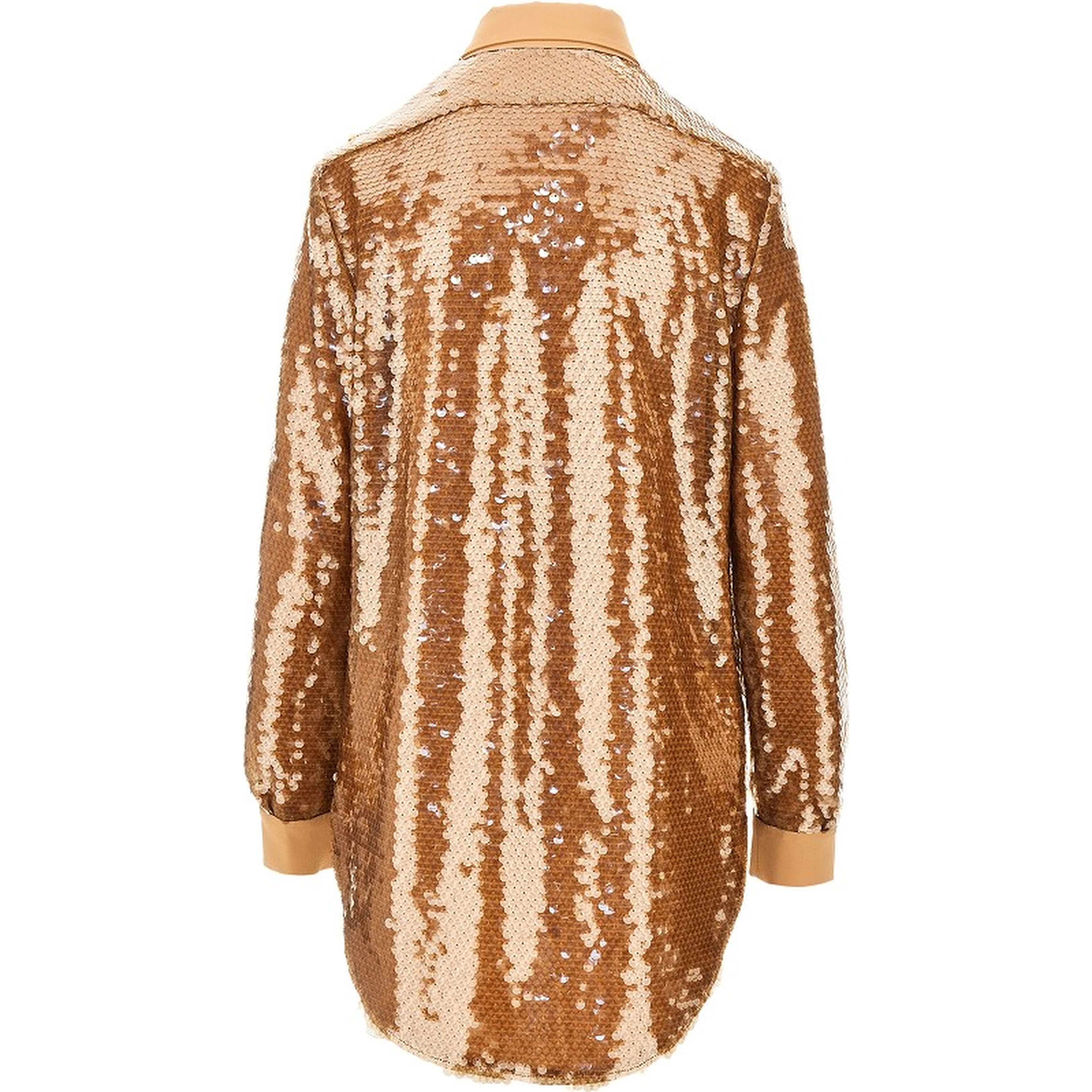 Sequinned oversized shirt