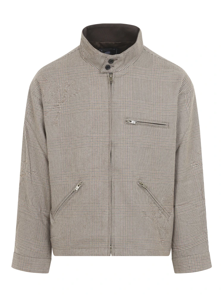 CHECK HARRINGTON JACKET
