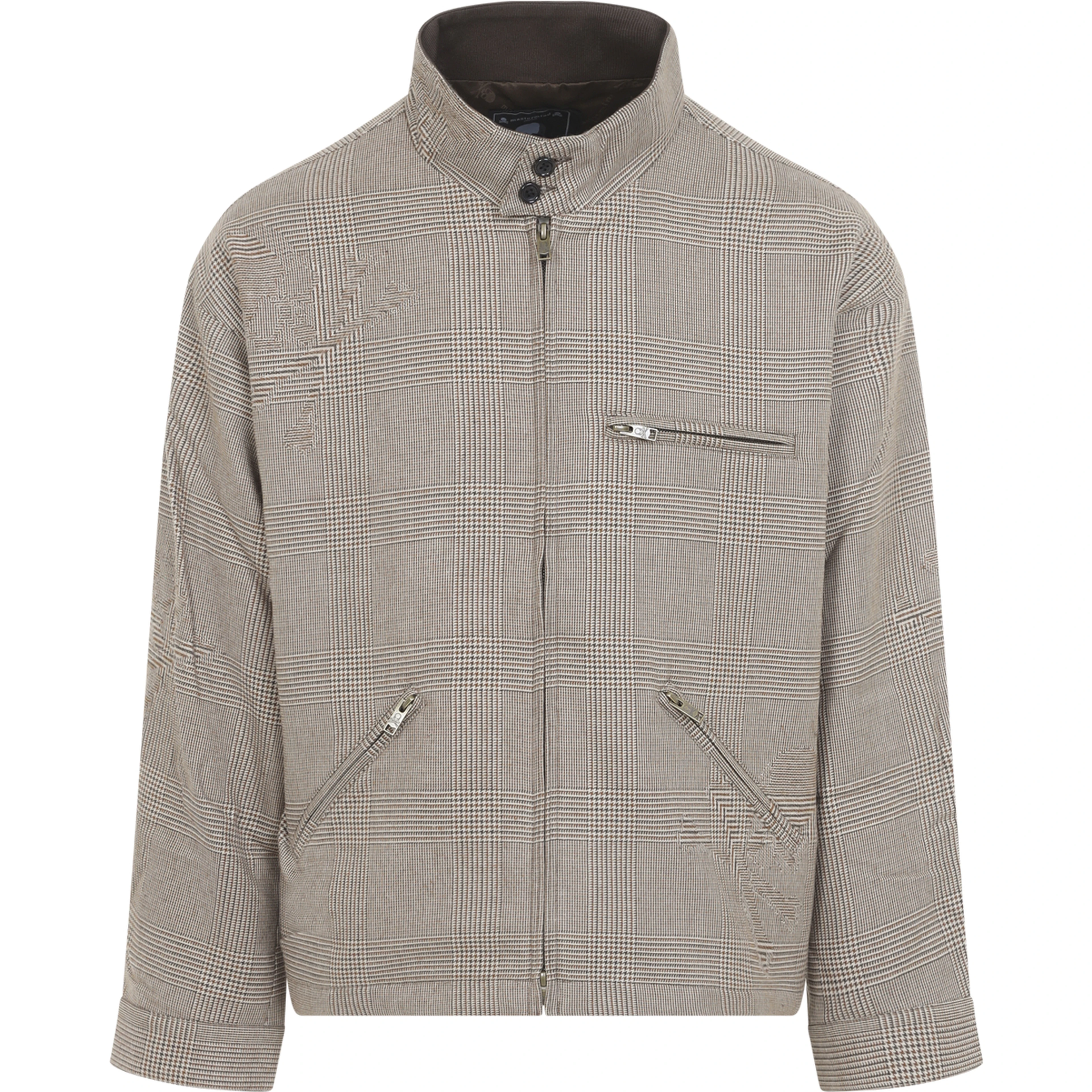 CHECK HARRINGTON JACKET