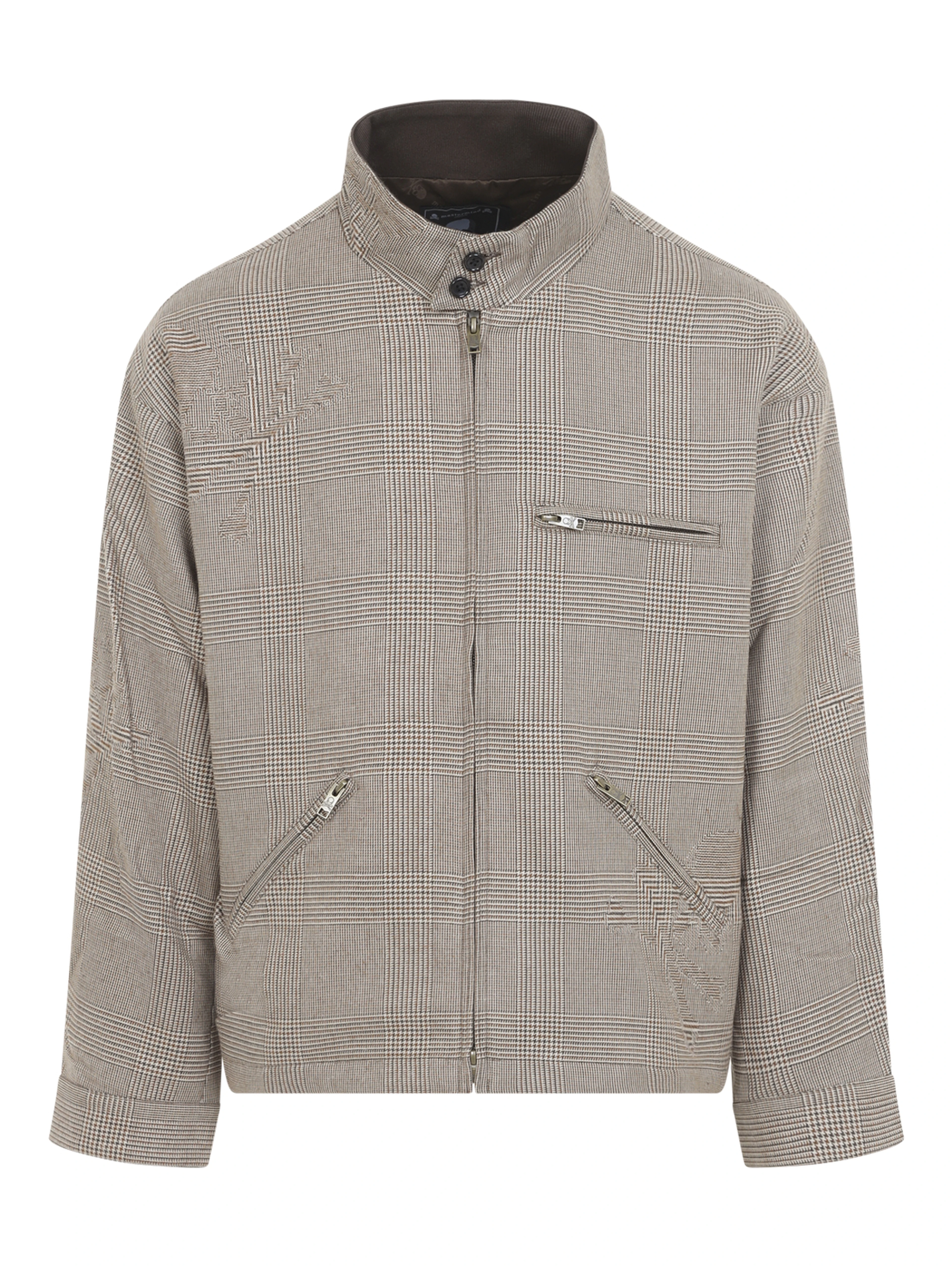 CHECK HARRINGTON JACKET