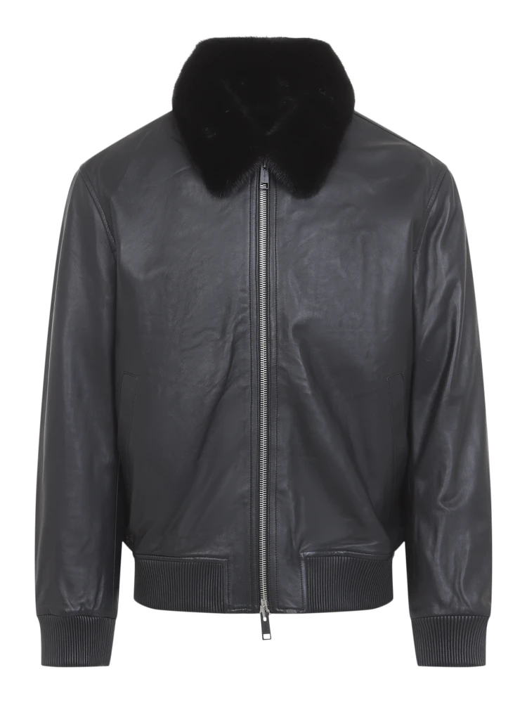 Yves Salomon Leather Jacket