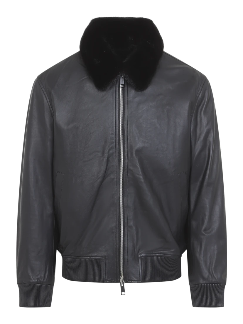 Yves Salomon Leather Jacket