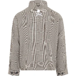 CHECK HARRINGTON JACKET