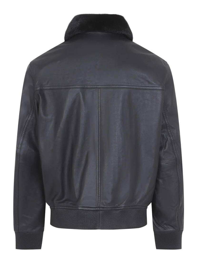 Yves Salomon Leather Jacket