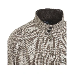 CHECK HARRINGTON JACKET