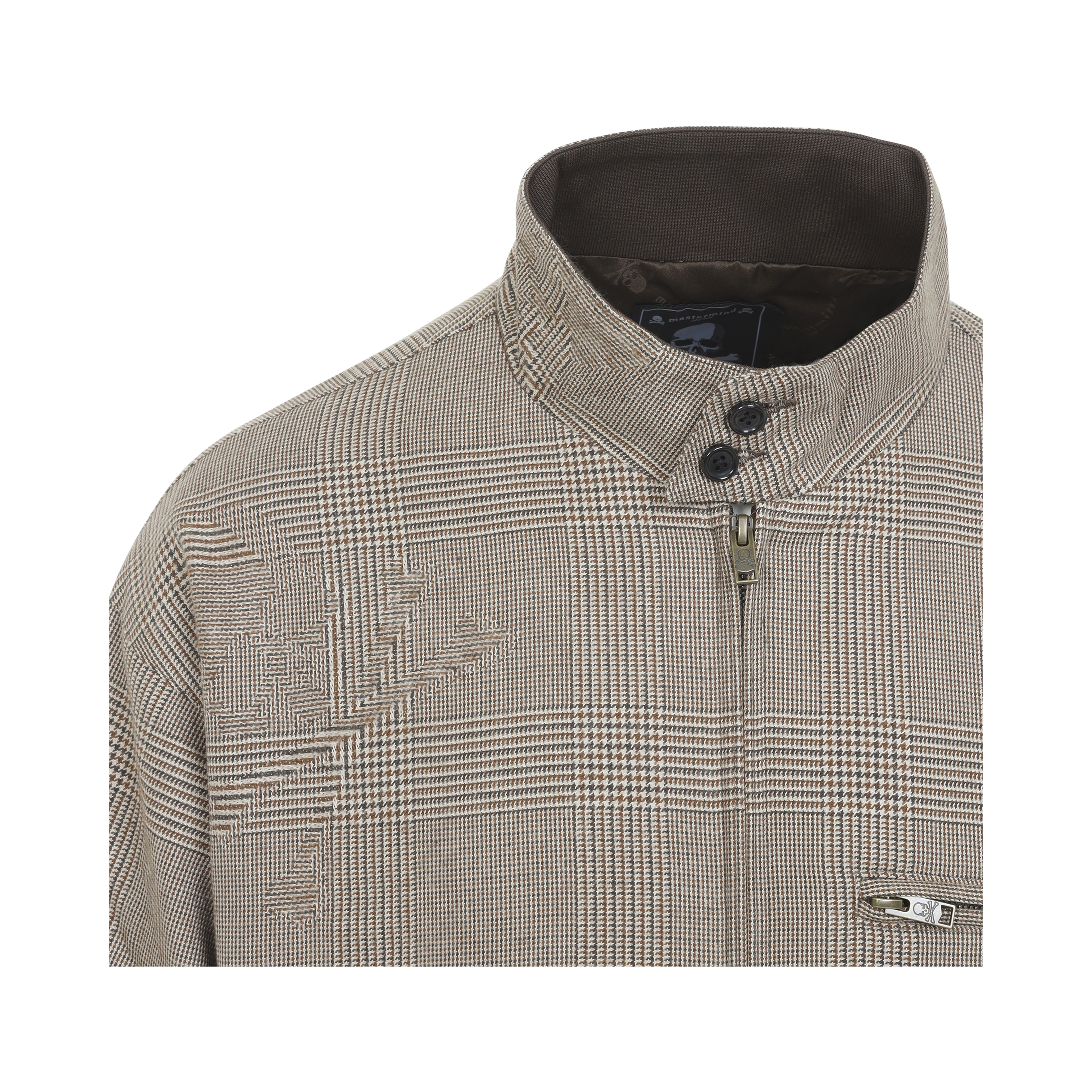 CHECK HARRINGTON JACKET