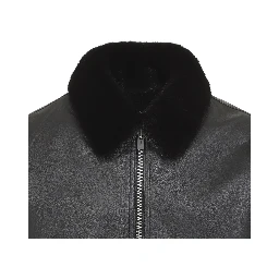 Yves Salomon Leather Jacket