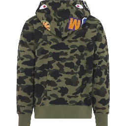 1ST CAMO SHARK FULL ZIP HOODIE