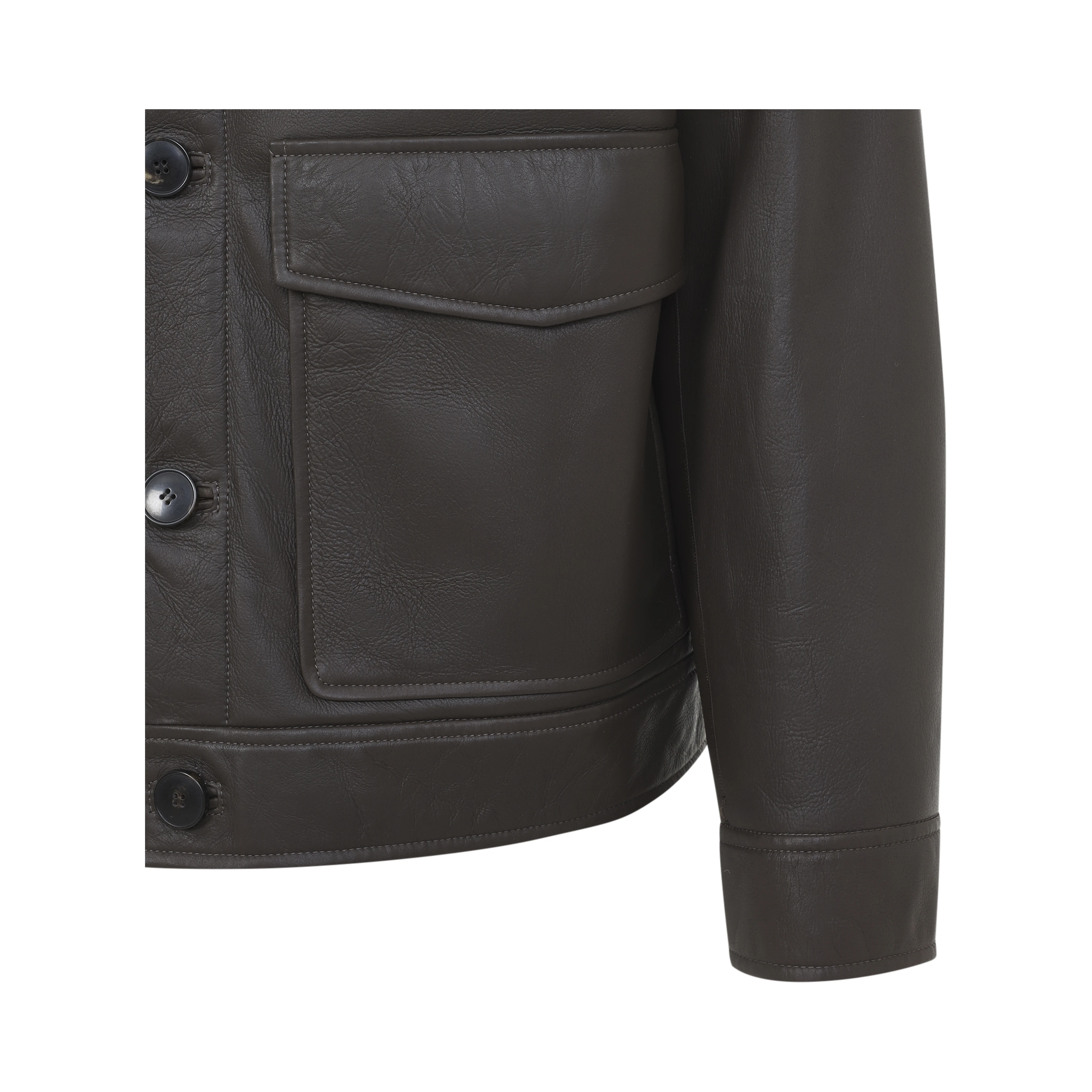 Yves Salomon Leather Jacket