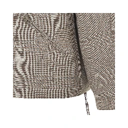 CHECK HARRINGTON JACKET