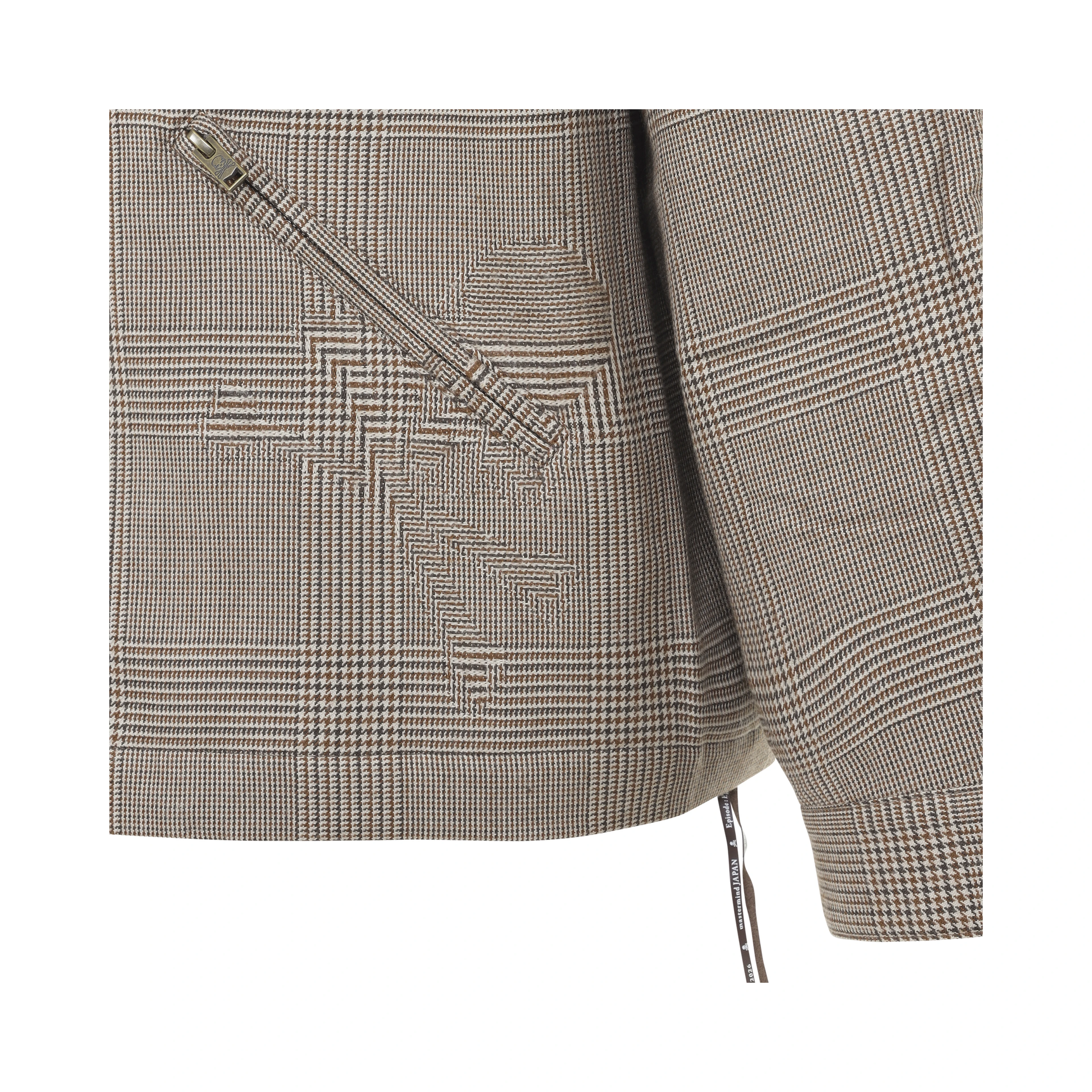 CHECK HARRINGTON JACKET