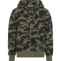 1ST CAMO SHARK FULL ZIP HOODIE