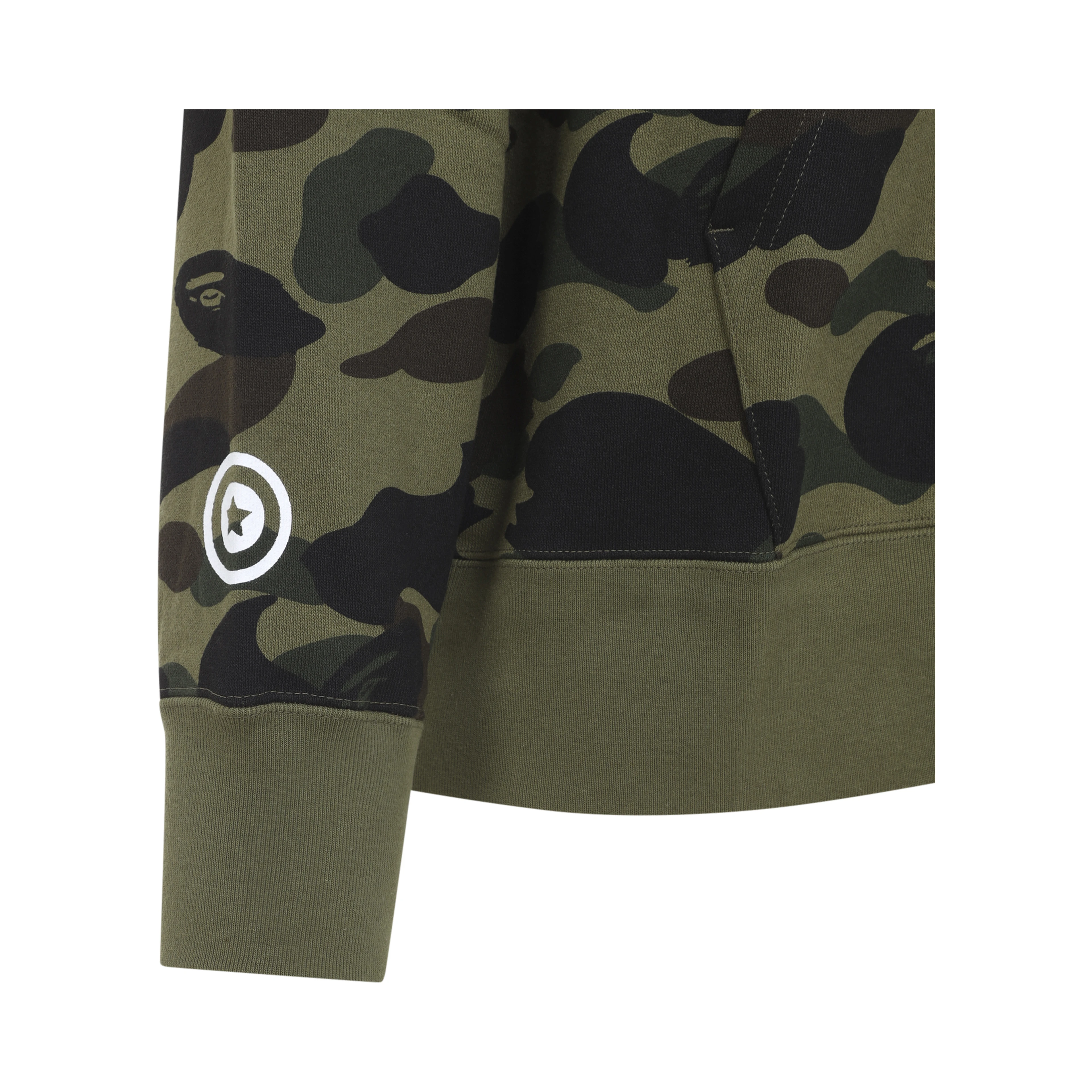1ST CAMO SHARK FULL ZIP HOODIE