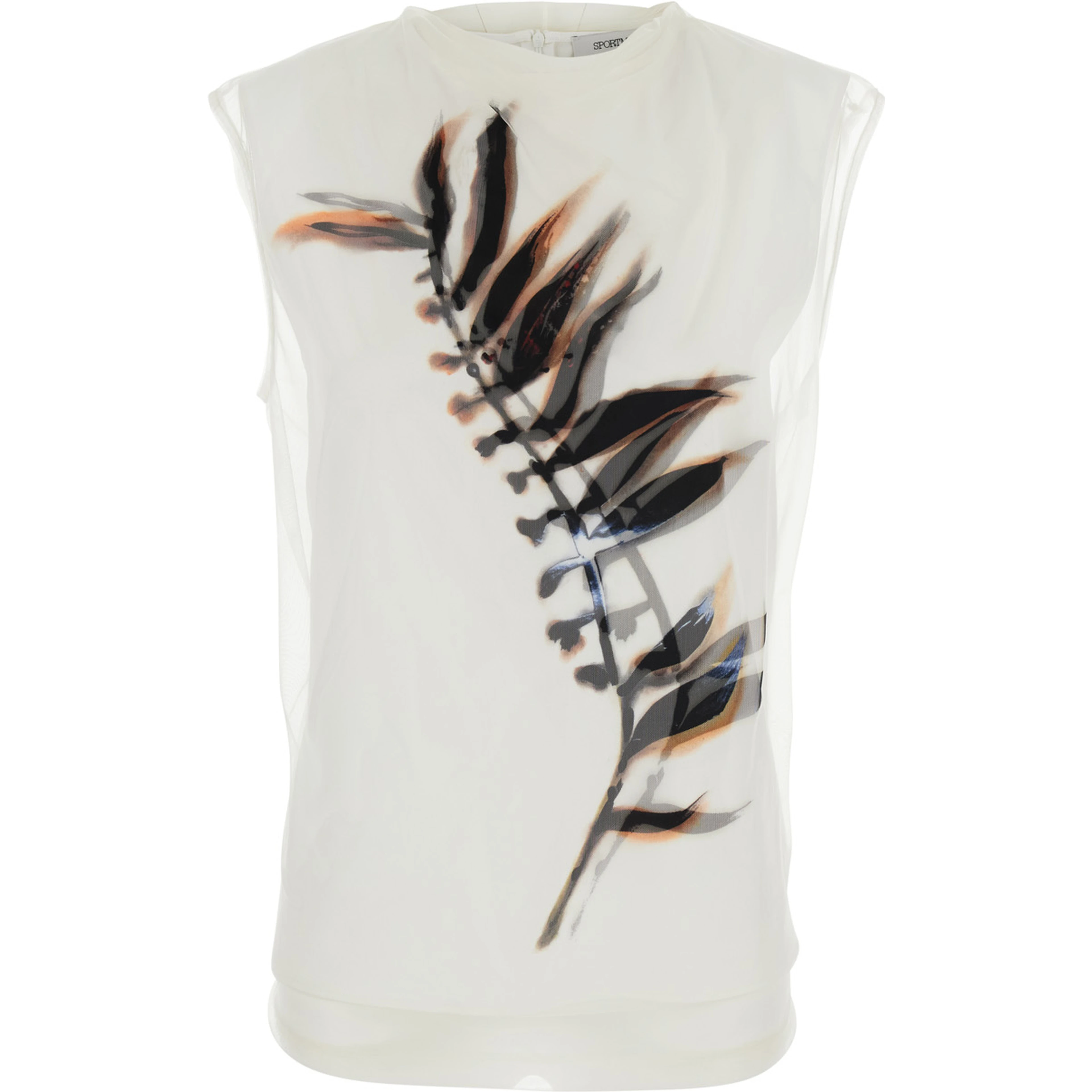 SPSGENERO White Shirt with Long Sleeves and Pointed Collar in Polyamide for Women