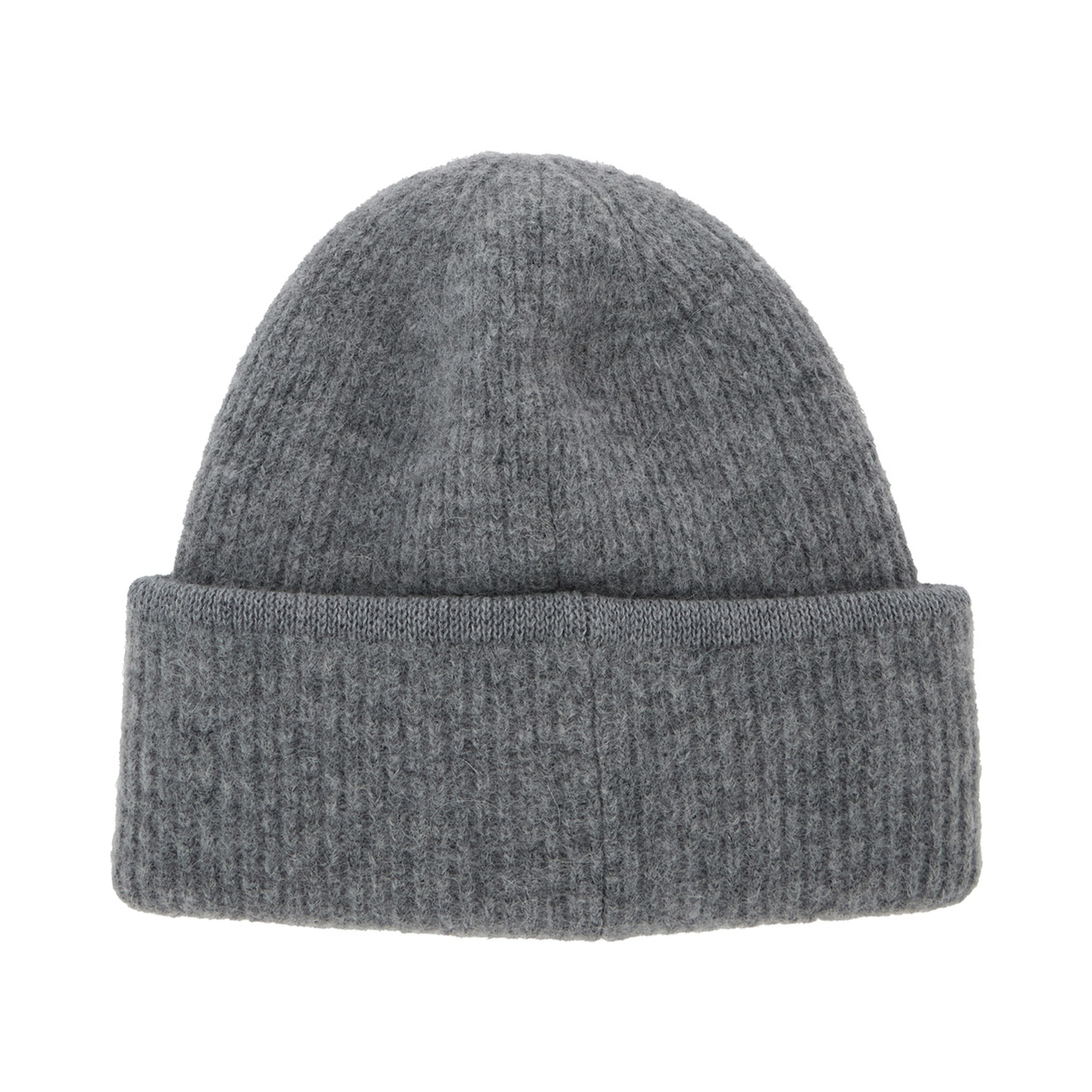 LE BONNET GROS GRAIN is a hat characterized by a processing in alpaca and merino wool in gray unisex
