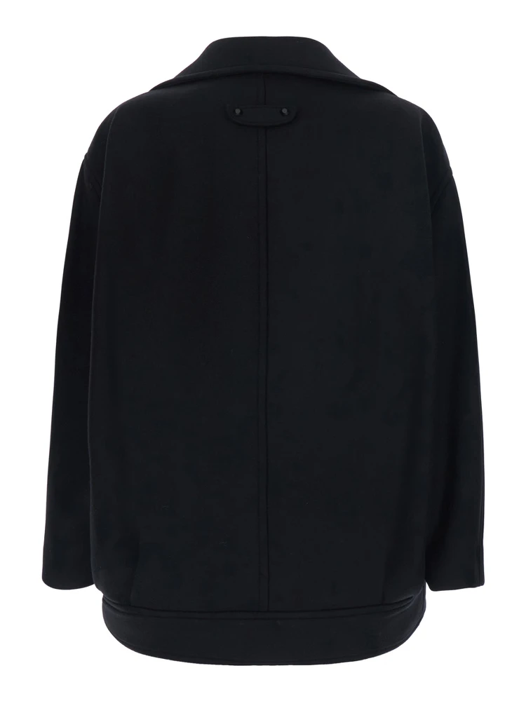 SHORT COCOON COAT DOUBLE COMPACT WOOL alternative