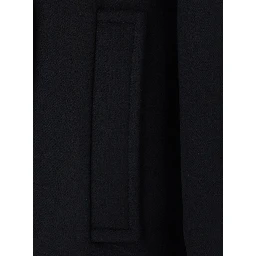 SHORT COCOON COAT DOUBLE COMPACT WOOL
