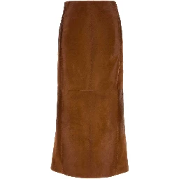 PENCIL SKIRT PONY HAIR CALFSKIN