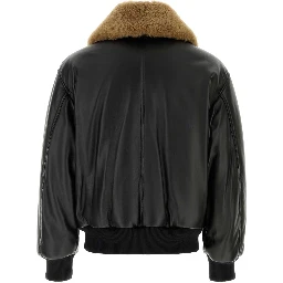 ZIPPEDPADDEDJACKETWITHSHEARLINGCOLLAR