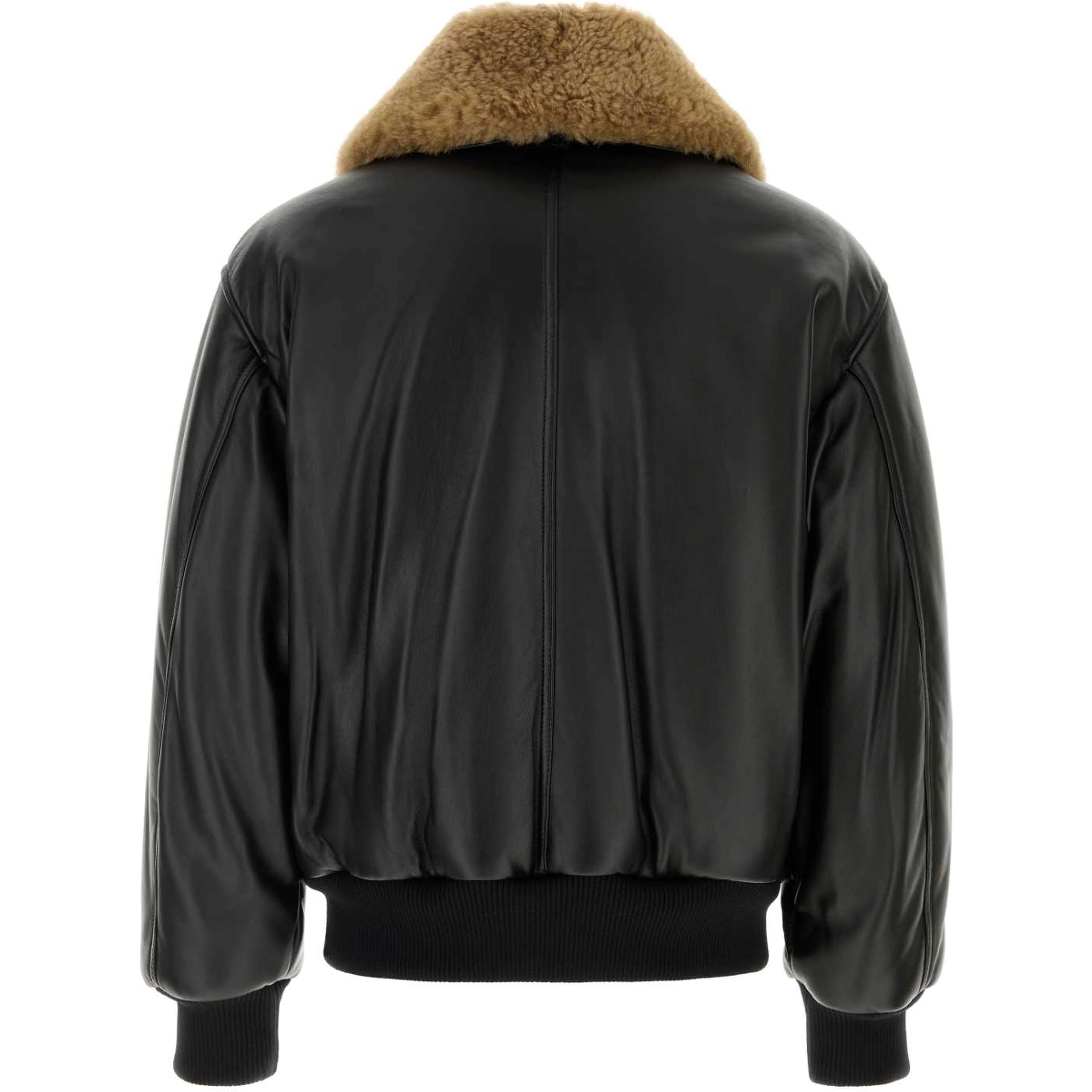 ZIPPEDPADDEDJACKETWITHSHEARLINGCOLLAR