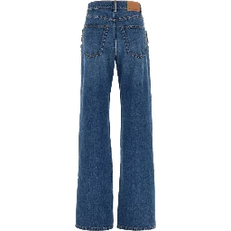 Crystal Emb Straight Jeans