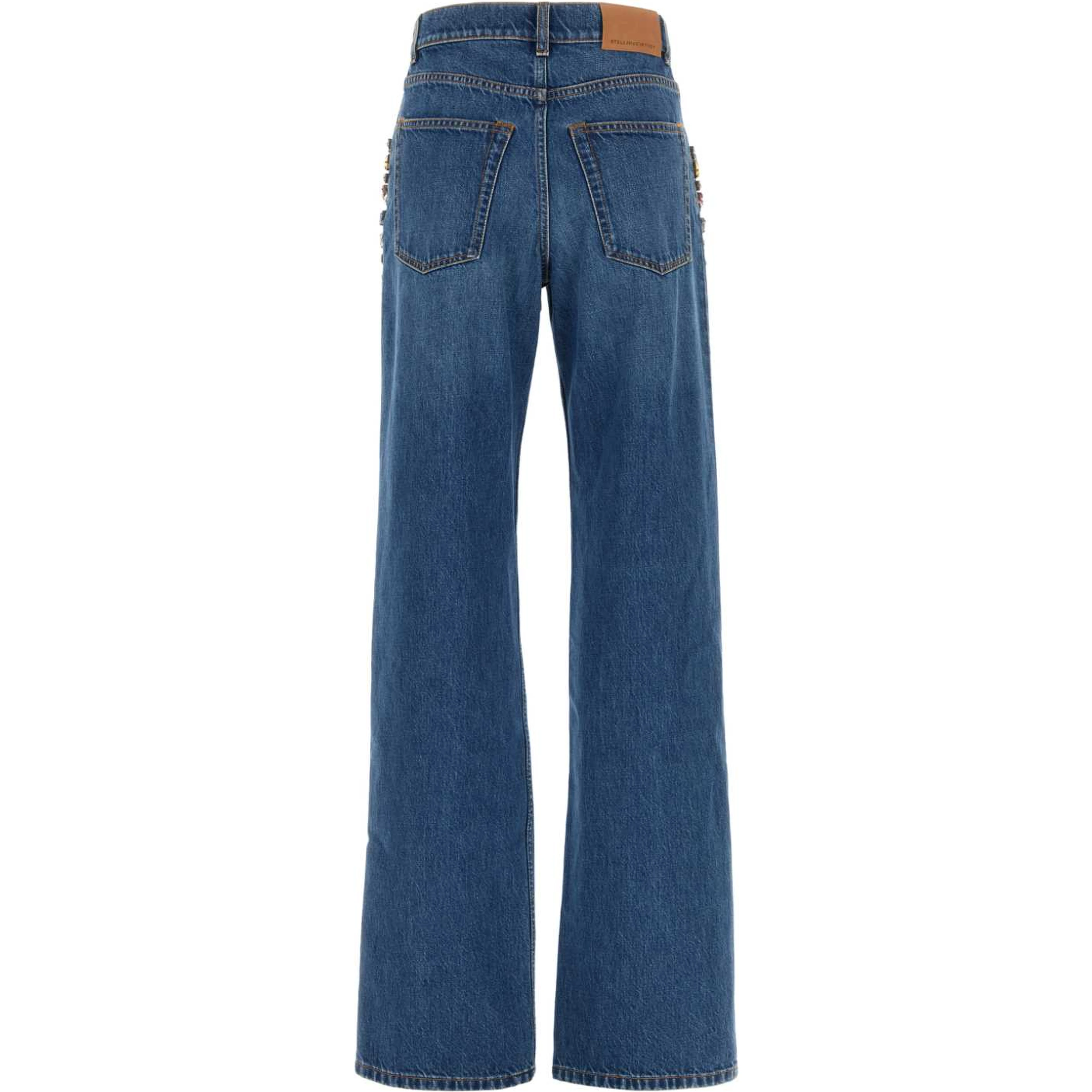 Crystal Emb Straight Jeans