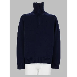 Maglia a Collo Alto In Lana
