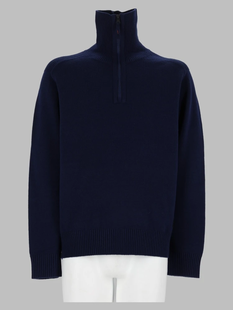 Maglia a Collo Alto In Lana