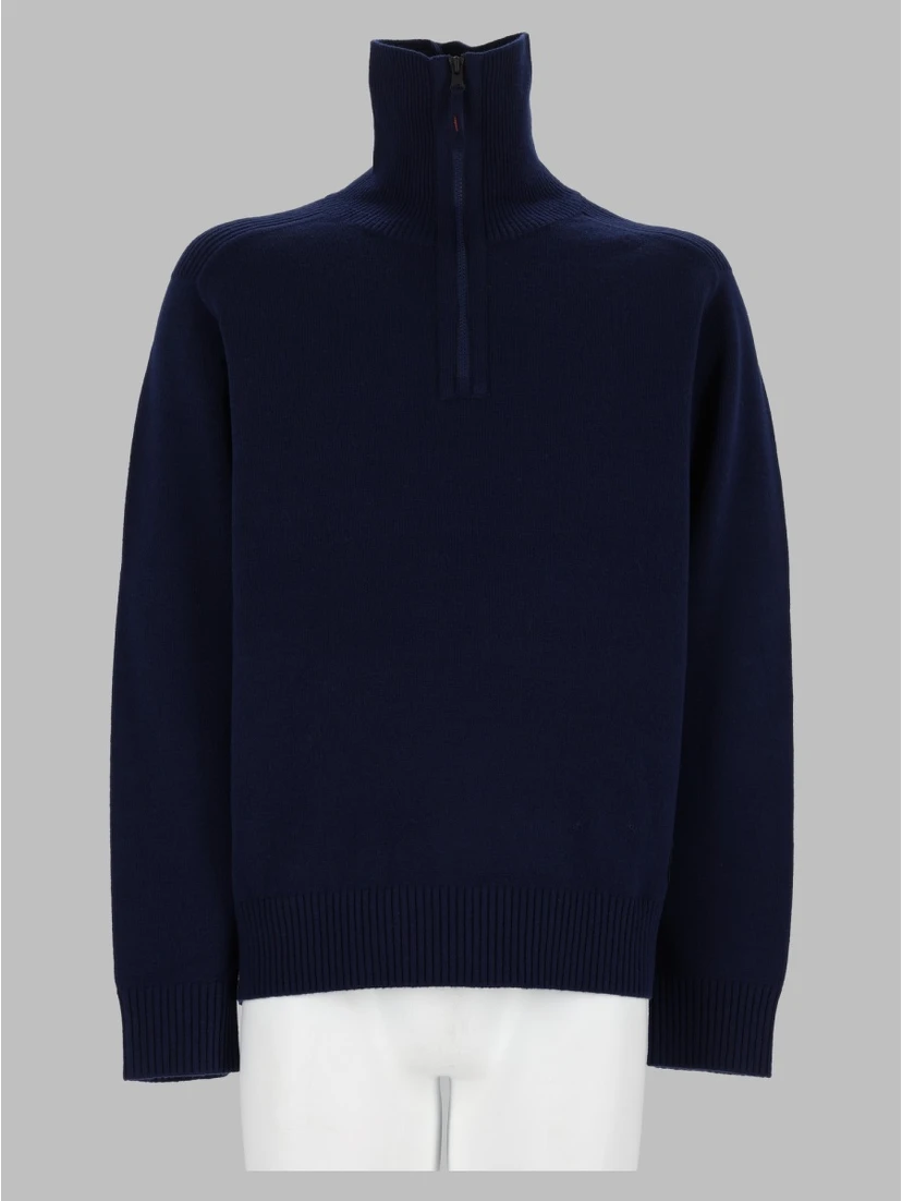Maglia a Collo Alto In Lana