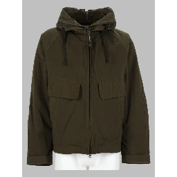 Parka In Twill Con Cappuccio
