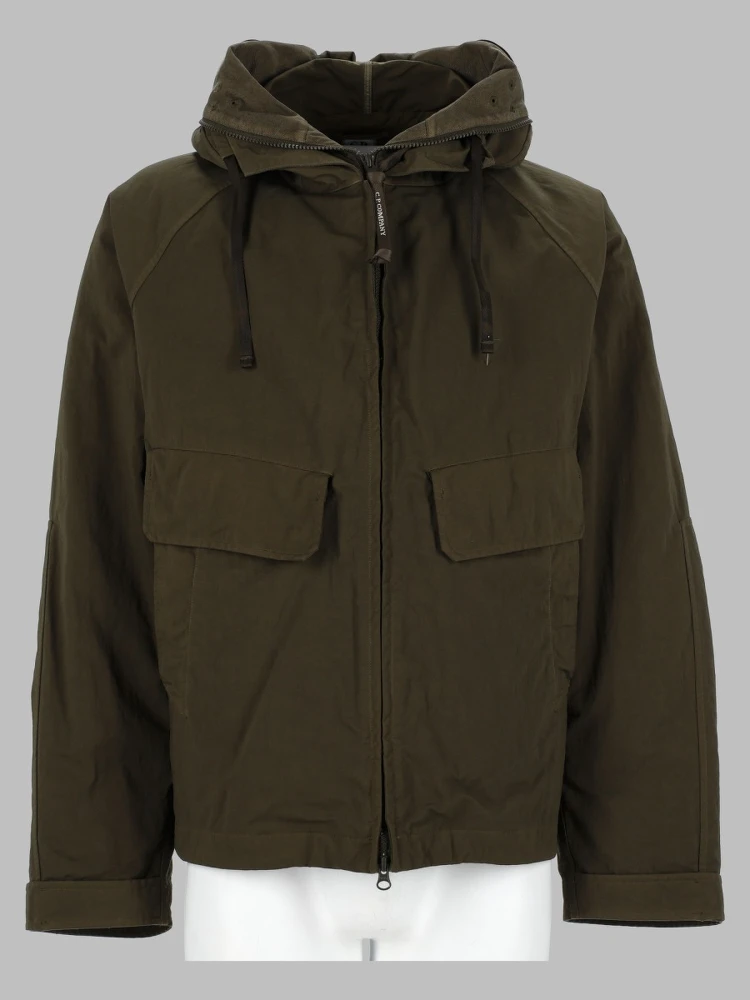Parka In Twill Con Cappuccio