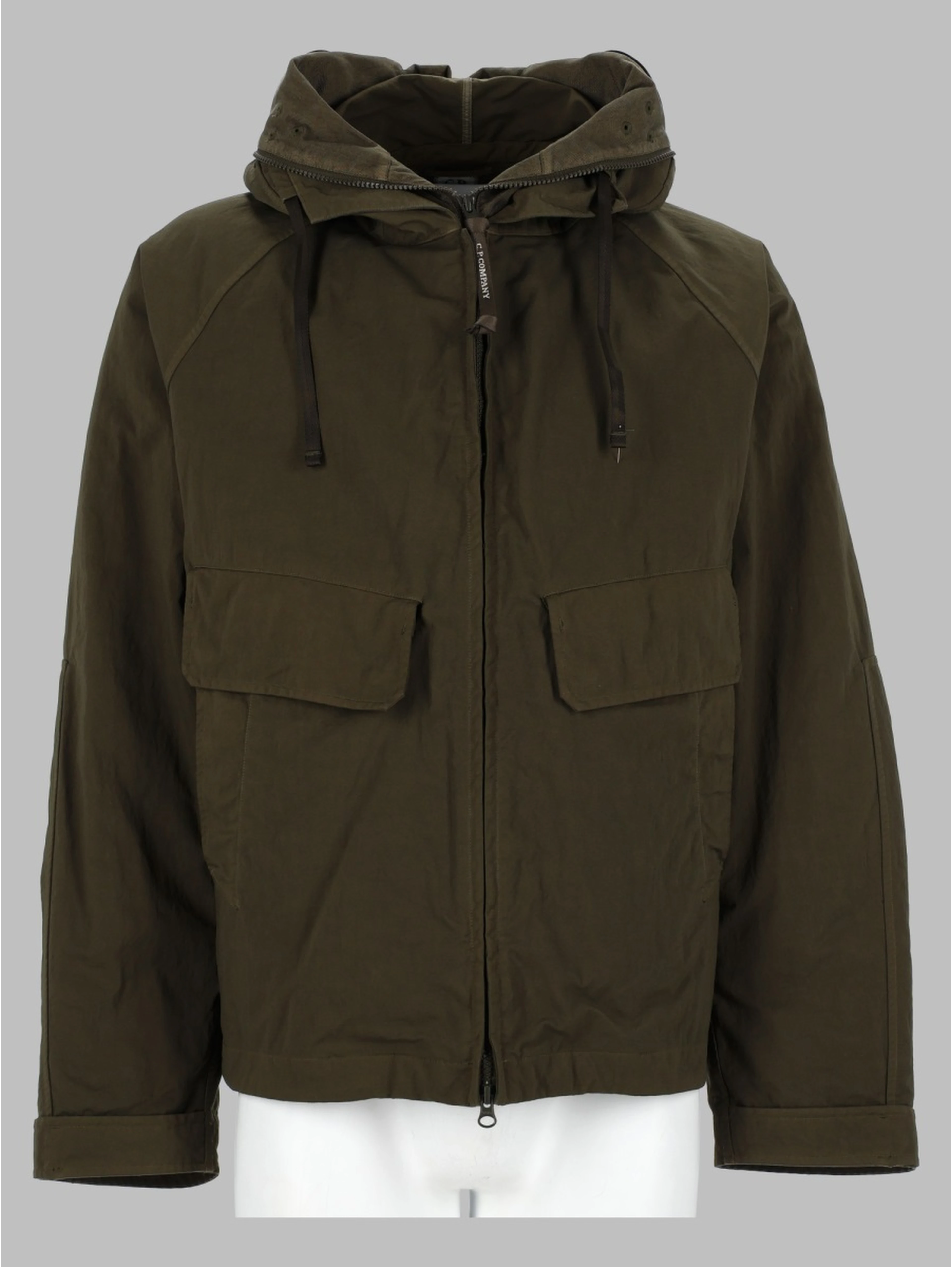 Parka In Twill Con Cappuccio