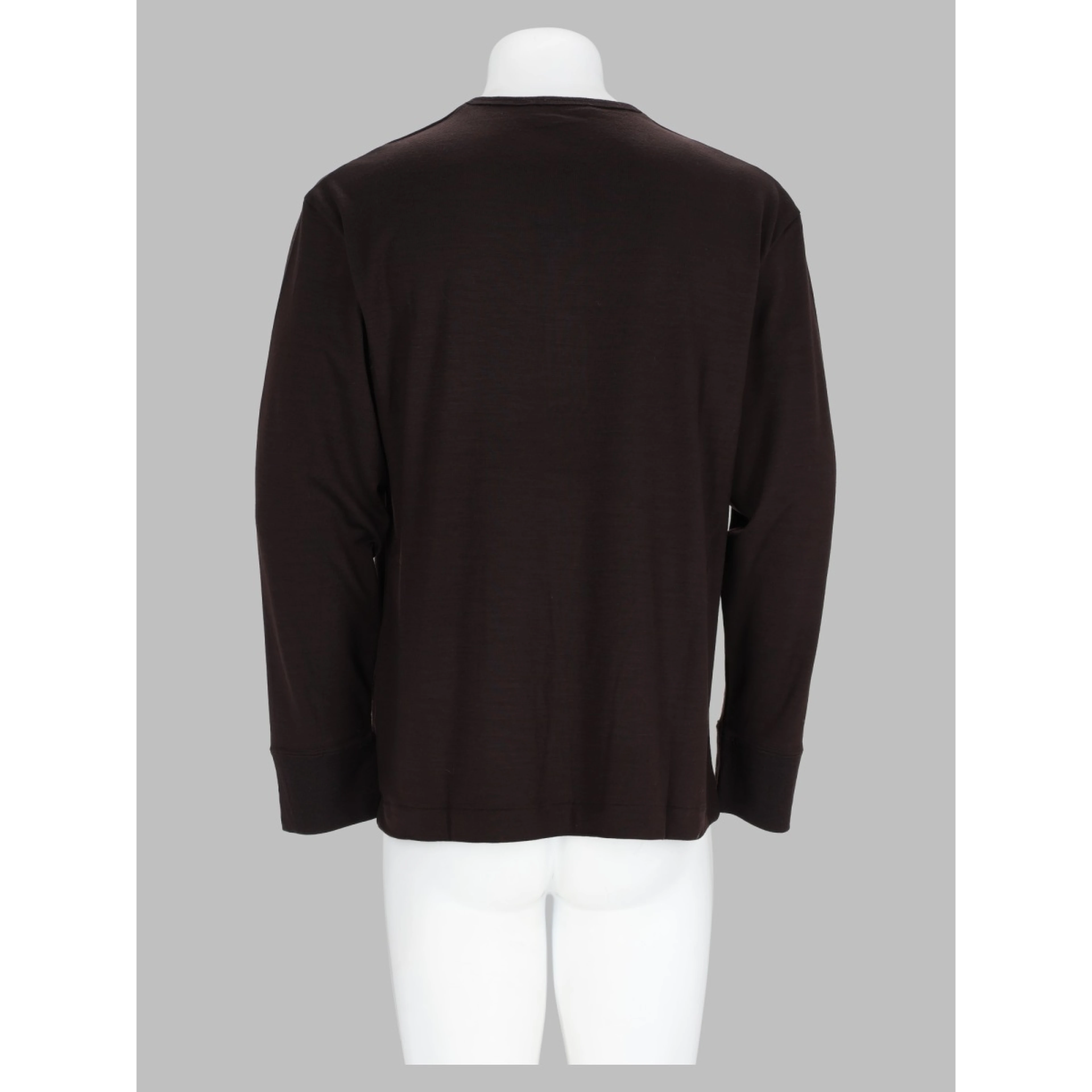 T-Shirt "Kuyto" in Jersey di Lana a Manica Lunga