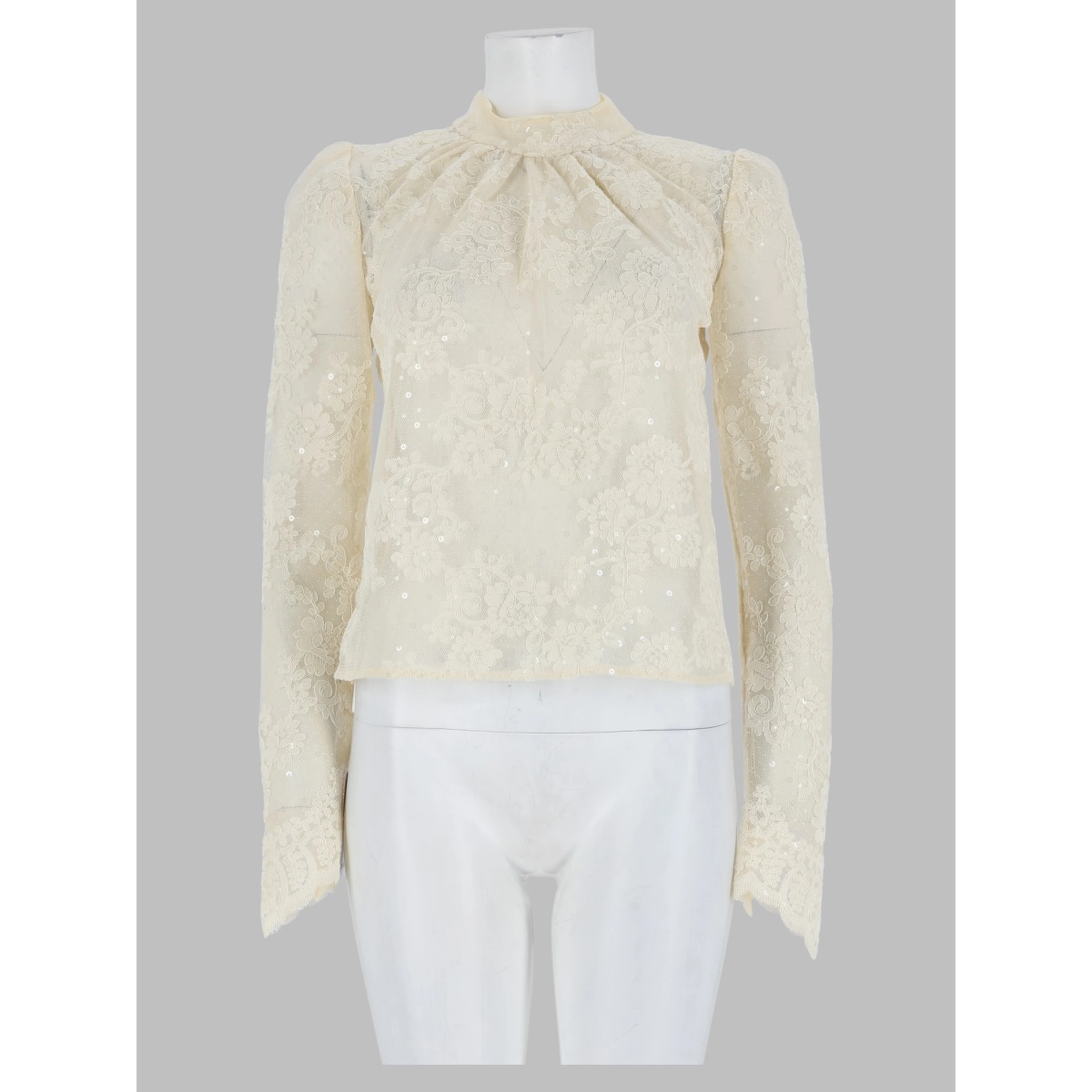 Top in Pizzo con Paillettes