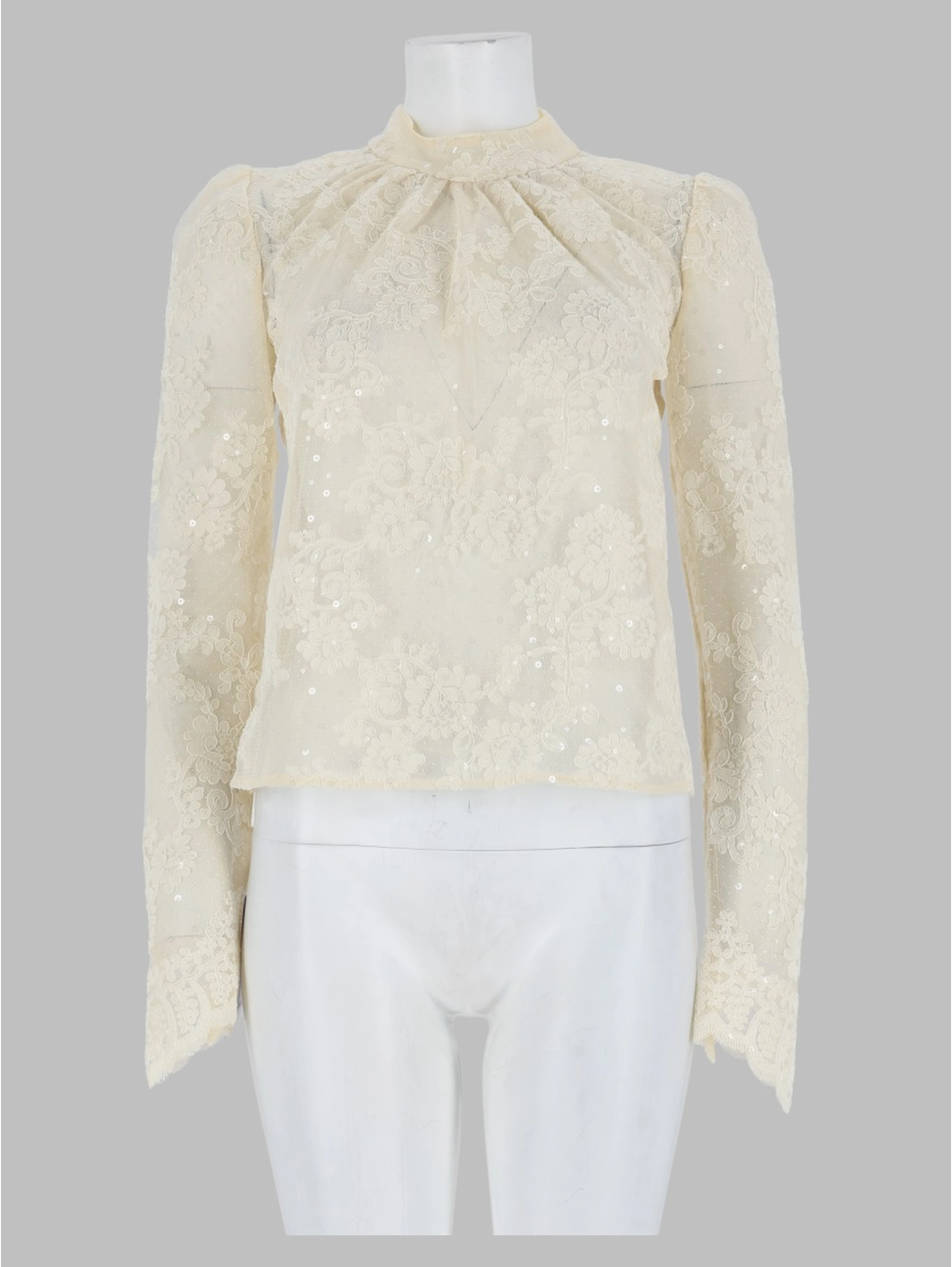 Top in Pizzo con Paillettes