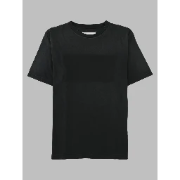 T-Shirt In Jersey Di Cotone Con Inserti Tonali