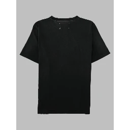 T-Shirt In Jersey Di Cotone Con Inserti Tonali