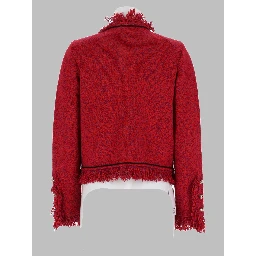 Giacca in Maglia Sfrangiata