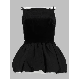 Top Peplum in Velluto