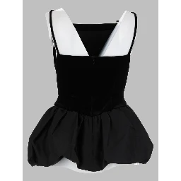Top Peplum in Velluto