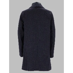 Cappotto In Lana Con Pettorina